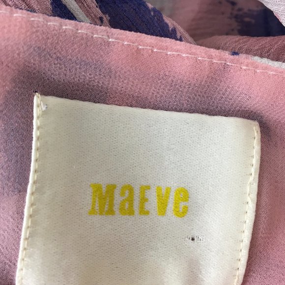 LIKE NEW ANTHROPOLOGIE MAEVE BUTTON DOWN BLOUSE - Picture 3 of 5